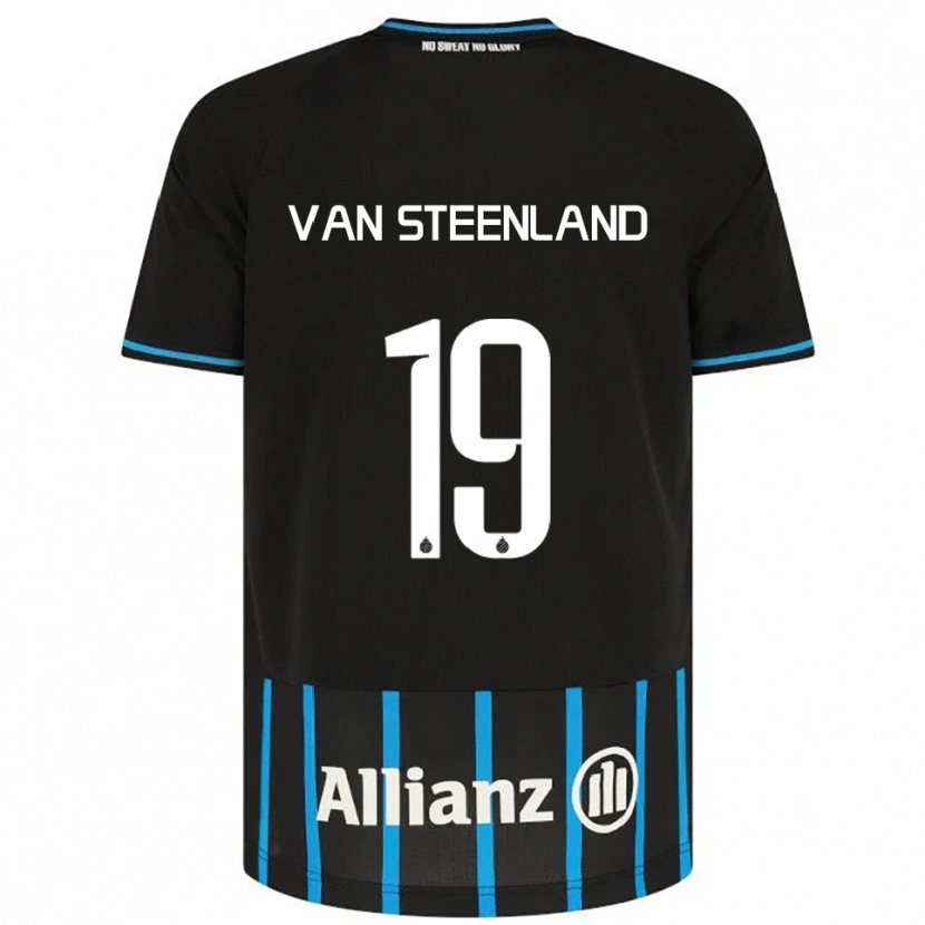 Danxen Herren Gilles Van Steenland #19 Schwarz Blau Heimtrikot Trikot 2025/26 T-Shirt