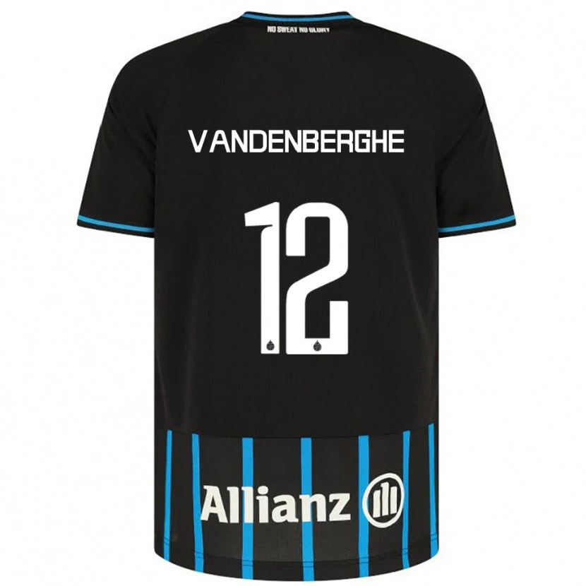 Danxen Herren Xander Vandenberghe #12 Schwarz Blau Heimtrikot Trikot 2025/26 T-Shirt
