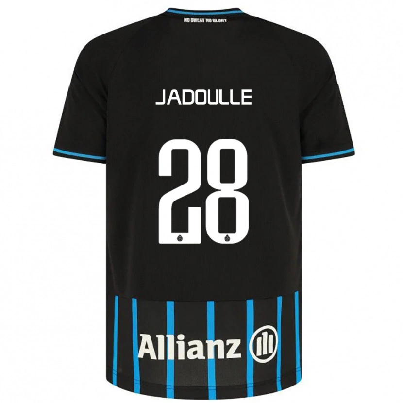 Danxen Herren Romane Jadoulle #28 Schwarz Blau Heimtrikot Trikot 2025/26 T-Shirt