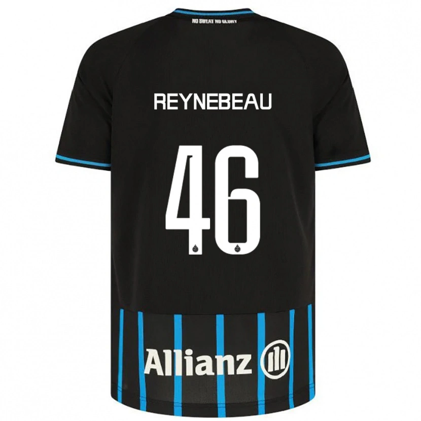 Danxen Herren Clementine Reynebeau #46 Schwarz Blau Heimtrikot Trikot 2025/26 T-Shirt