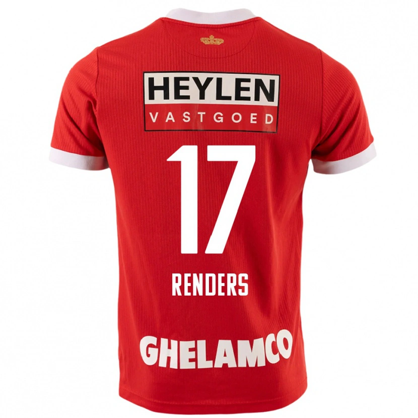 Danxen Herren Semm Renders #17 Rot Weiß Heimtrikot Trikot 2025/26 T-Shirt