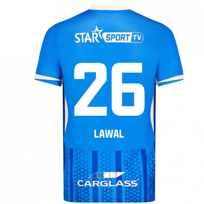 Danxen Herren Tobias Lawal #26 Blau Weiß Heimtrikot Trikot 2025/26 T-Shirt