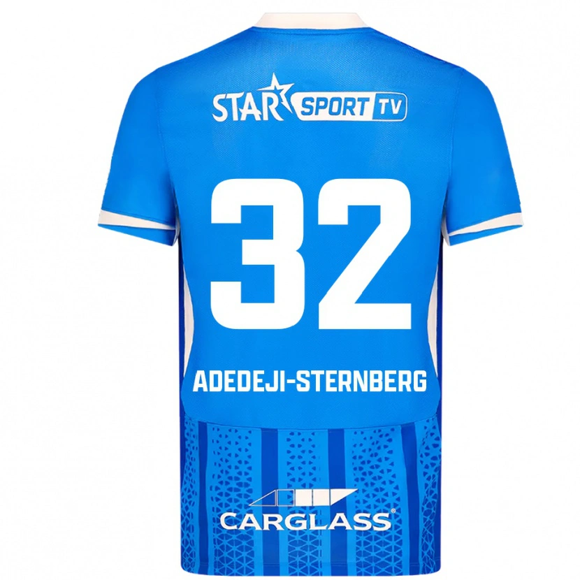 Danxen Herren Noah Adedeji-Sternberg #32 Blau Weiß Heimtrikot Trikot 2025/26 T-Shirt