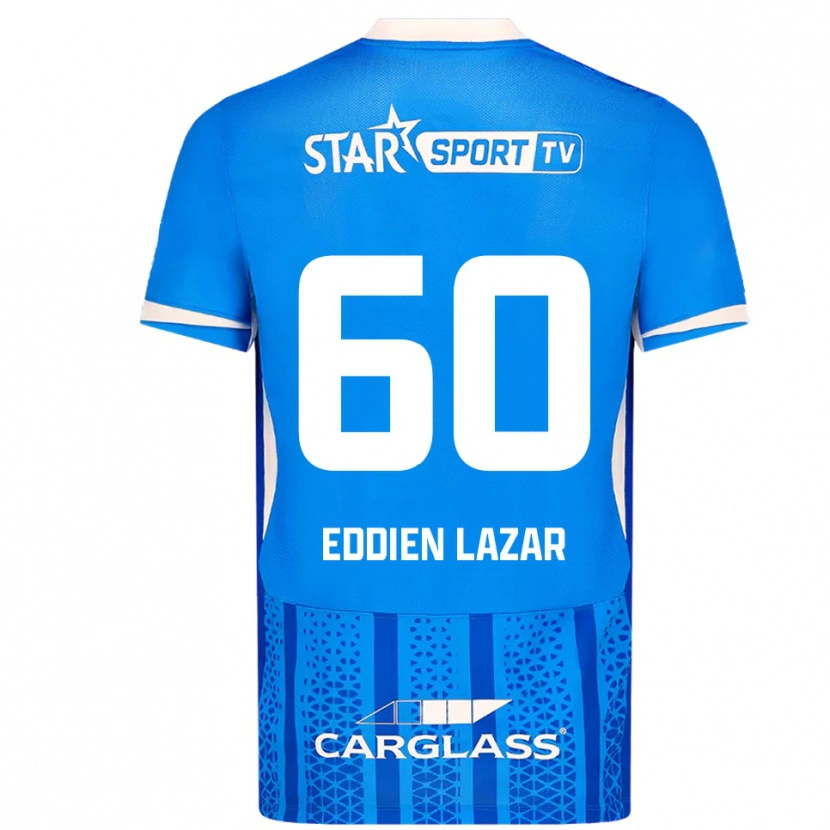 Danxen Herren Saif Eddien Lazar #60 Blau Weiß Heimtrikot Trikot 2025/26 T-Shirt