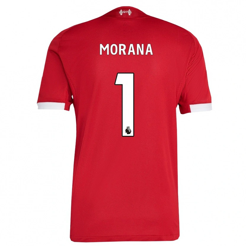 Danxen Herren Nathan Morana #1 Rot Weiß Heimtrikot Trikot 2025/26 T-Shirt