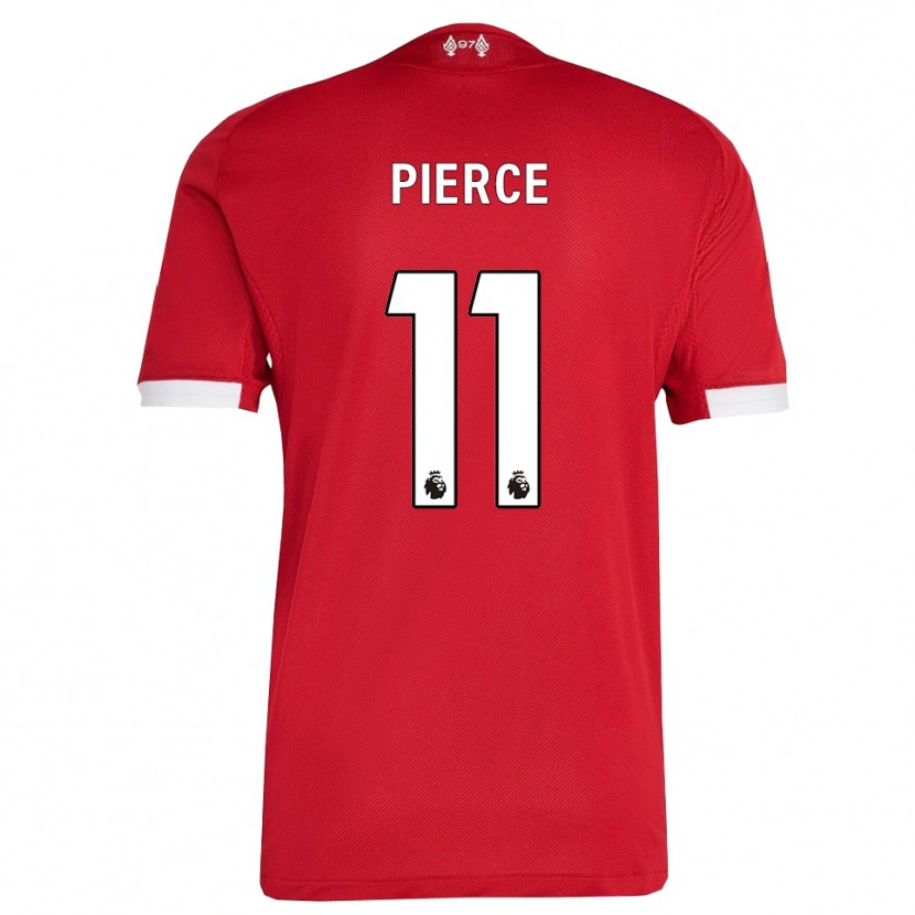 Danxen Herren Alfie Pierce #11 Rot Weiß Heimtrikot Trikot 2025/26 T-Shirt