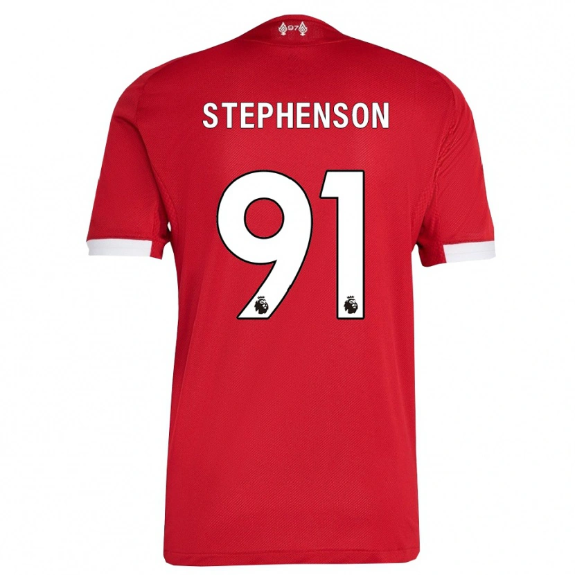 Danxen Herren Luca Stephenson #91 Rot Weiß Heimtrikot Trikot 2025/26 T-Shirt