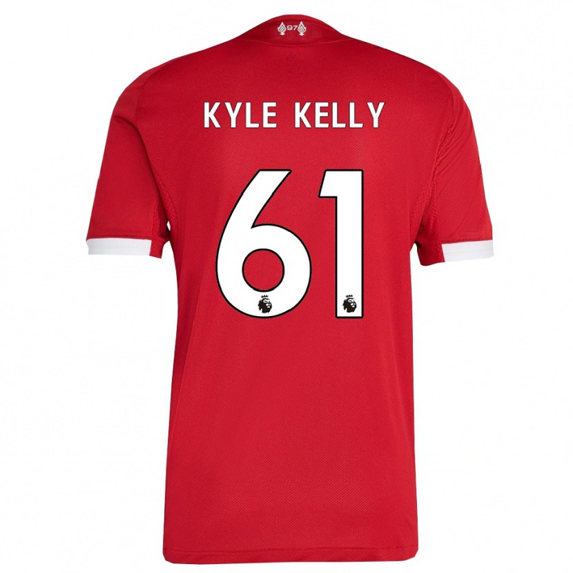 Danxen Herren Kyle Kelly #61 Rot Weiß Heimtrikot Trikot 2025/26 T-Shirt
