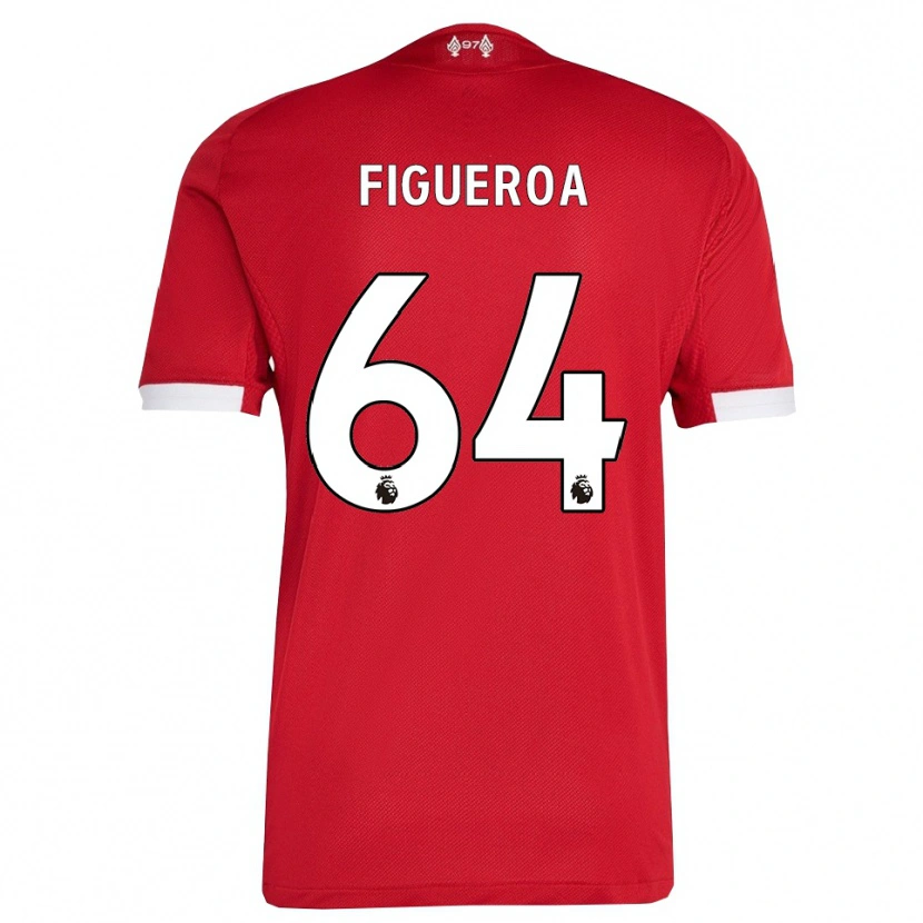 Danxen Herren Keyrol Figueroa #64 Rot Weiß Heimtrikot Trikot 2025/26 T-Shirt