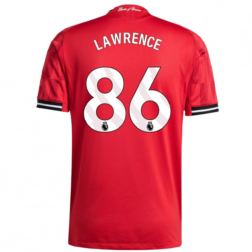 Danxen Herren Marcus Lawrence #86 Rot Schwarz Weiß Heimtrikot Trikot 2025/26 T-Shirt