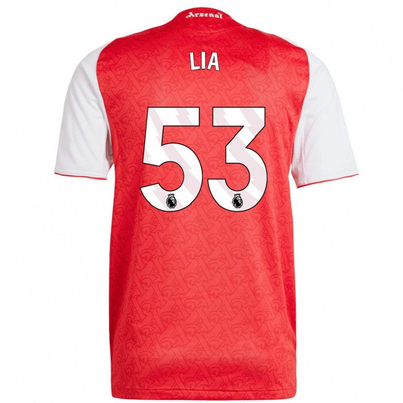 Danxen Herren Vivienne Lia #53 Rot Weiß Heimtrikot Trikot 2025/26 T-Shirt