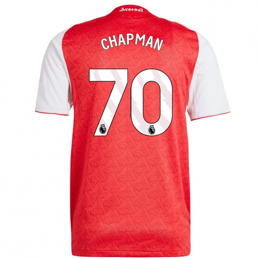 Danxen Herren Samuel Chapman #70 Rot Weiß Heimtrikot Trikot 2025/26 T-Shirt