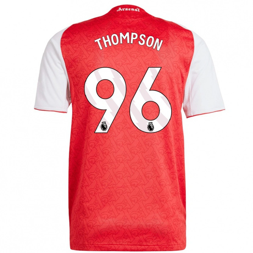 Danxen Herren Kyran Thompson #96 Rot Weiß Heimtrikot Trikot 2025/26 T-Shirt