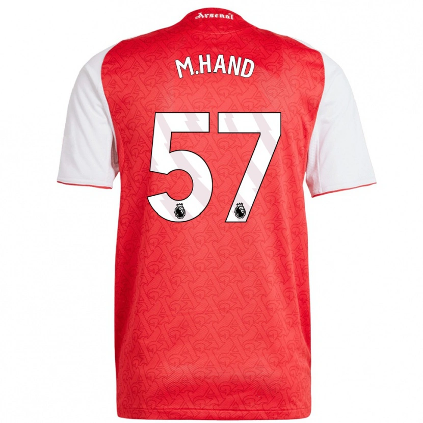 Danxen Herren Ismail Oulad M'hand #57 Rot Weiß Heimtrikot Trikot 2025/26 T-Shirt