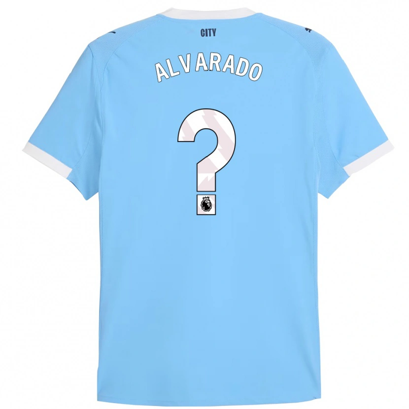 Danxen Herren Lucas Alvarado #0 Himmelblau Weiß Heimtrikot Trikot 2025/26 T-Shirt