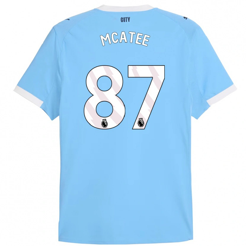 Danxen Herren James Mcatee #87 Himmelblau Weiß Heimtrikot Trikot 2025/26 T-Shirt
