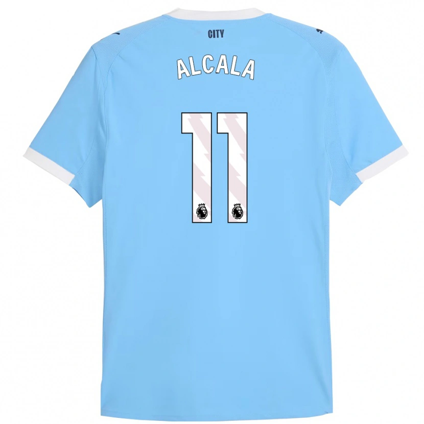 Danxen Herren Álex Alcalá #11 Himmelblau Weiß Heimtrikot Trikot 2025/26 T-Shirt