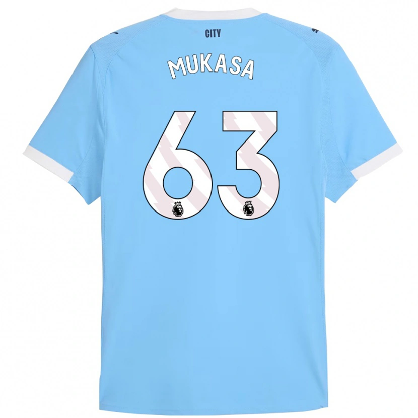 Danxen Herren Divine Mukasa #63 Himmelblau Weiß Heimtrikot Trikot 2025/26 T-Shirt