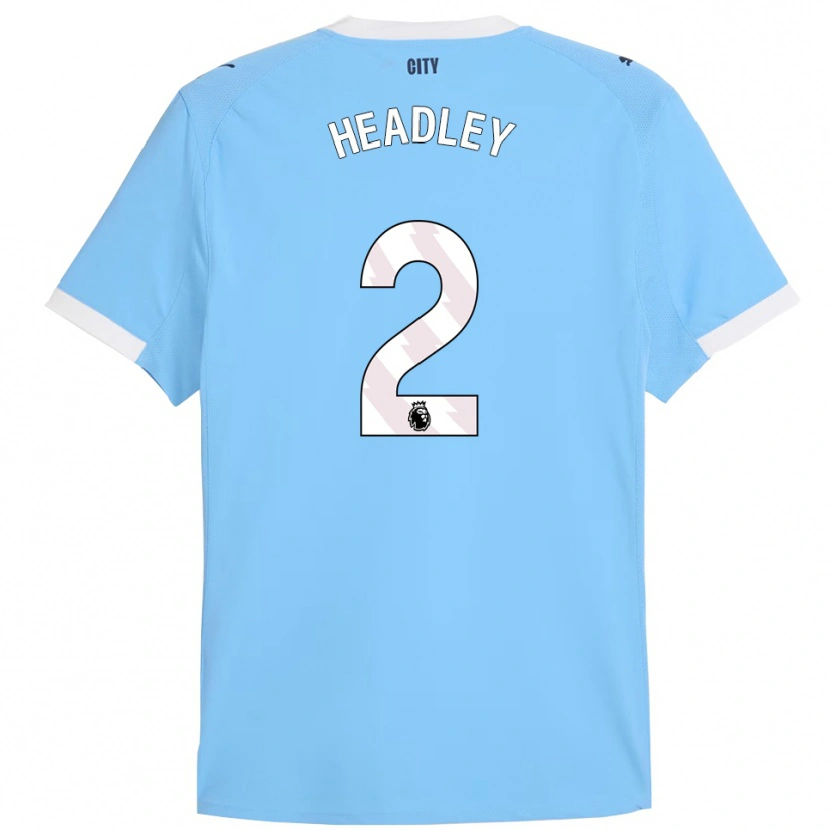 Danxen Herren Dante Headley #2 Himmelblau Weiß Heimtrikot Trikot 2025/26 T-Shirt