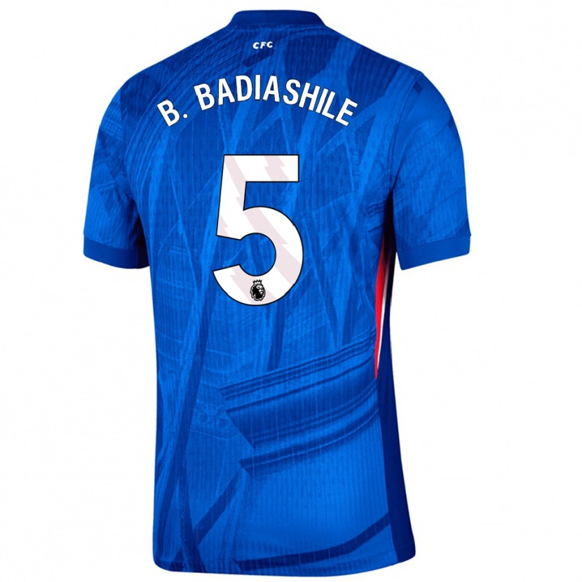 Danxen Herren Benoît Badiashile #5 Blau Weiß Heimtrikot Trikot 2025/26 T-Shirt