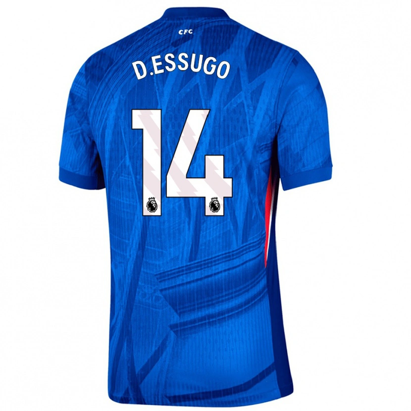 Danxen Herren Dário Essugo #14 Blau Weiß Heimtrikot Trikot 2025/26 T-Shirt