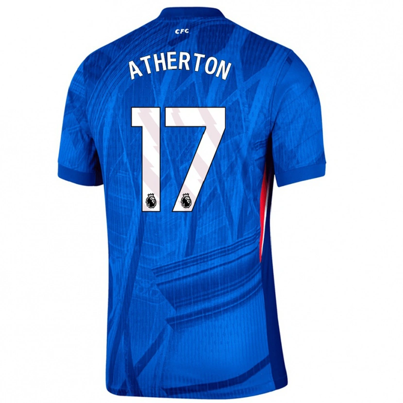 Danxen Herren Chris Atherton #17 Blau Weiß Heimtrikot Trikot 2025/26 T-Shirt
