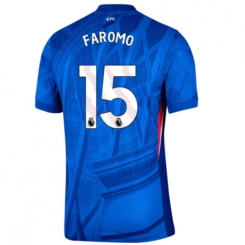 Danxen Herren Trey Faromo #15 Blau Weiß Heimtrikot Trikot 2025/26 T-Shirt