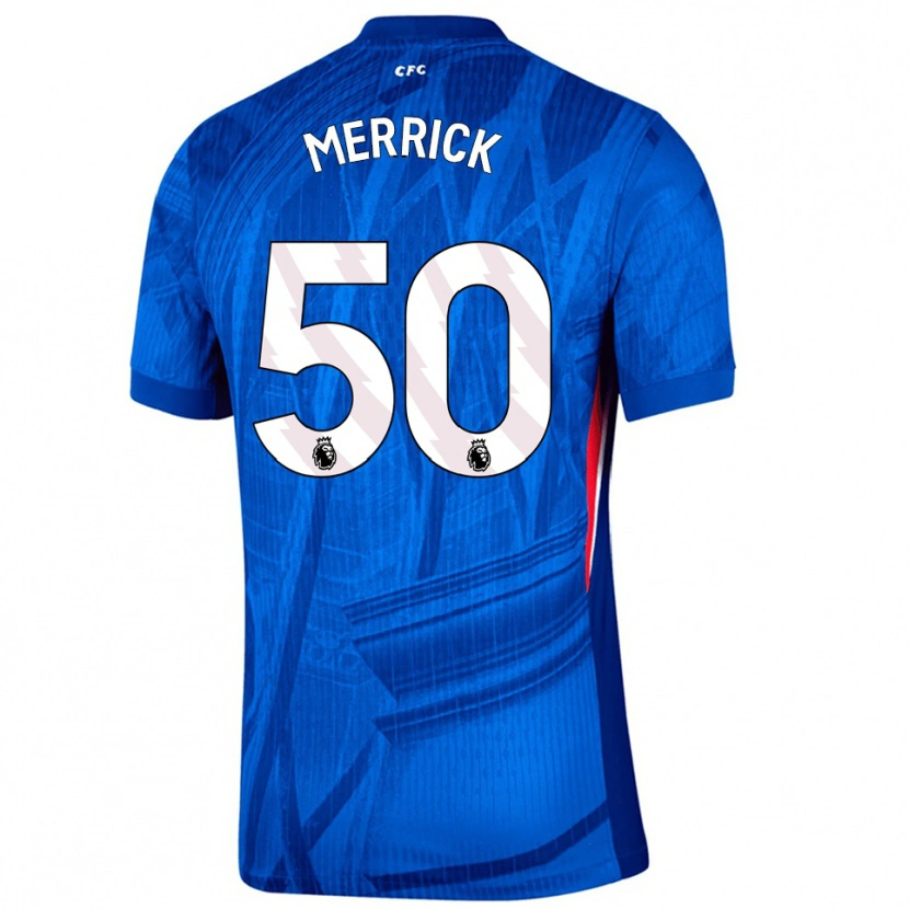 Danxen Herren Max Merrick #50 Blau Weiß Heimtrikot Trikot 2025/26 T-Shirt