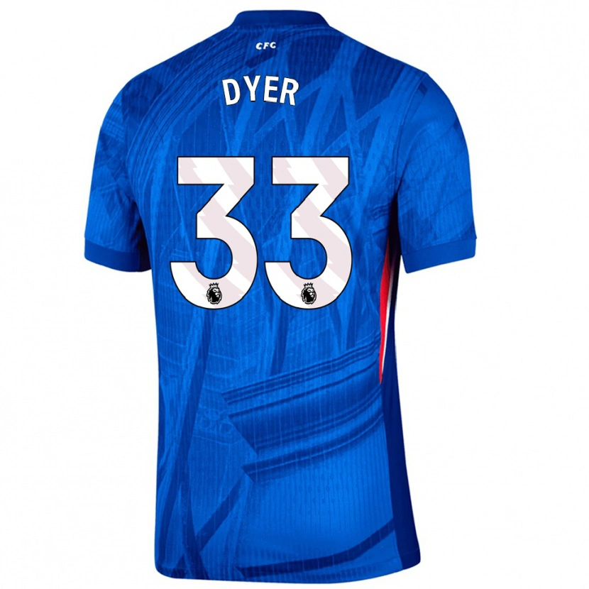 Danxen Herren Kiano Dyer #33 Blau Weiß Heimtrikot Trikot 2025/26 T-Shirt