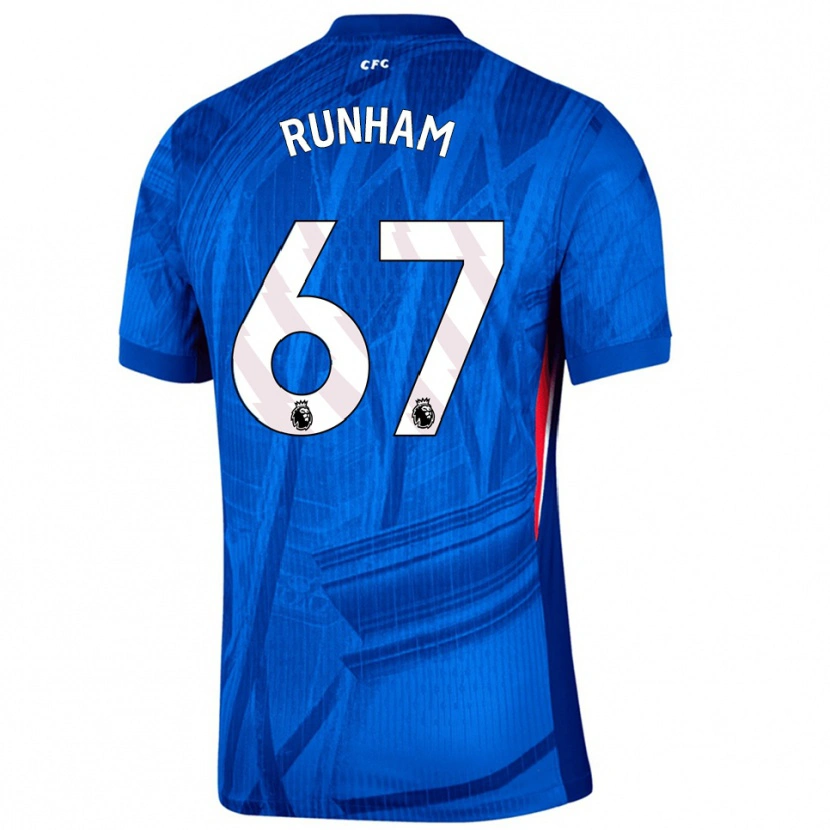 Danxen Herren Frankie Runham #67 Blau Weiß Heimtrikot Trikot 2025/26 T-Shirt