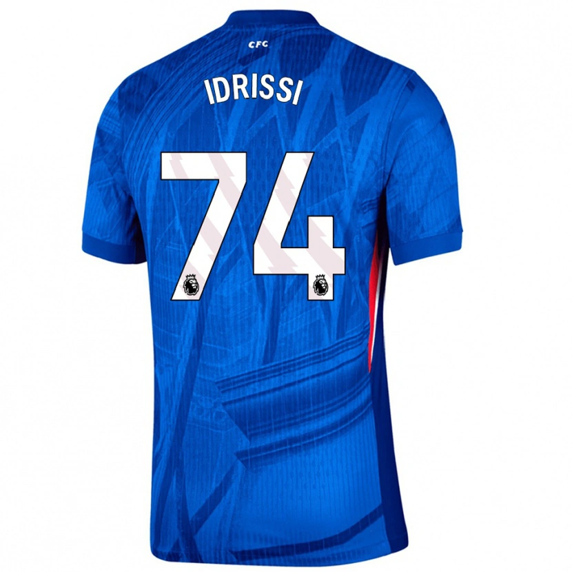 Danxen Herren Yahya Idrissi #74 Blau Weiß Heimtrikot Trikot 2025/26 T-Shirt