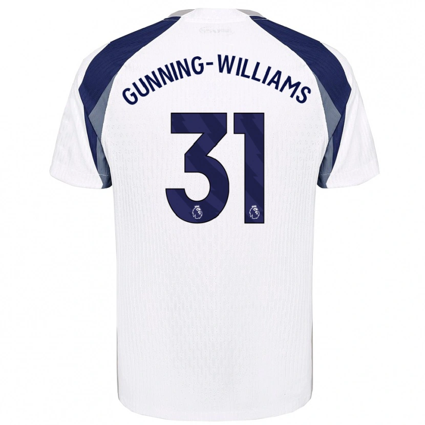 Danxen Herren Lenna Gunning-Williams #31 Weiß Marineblau Heimtrikot Trikot 2025/26 T-Shirt