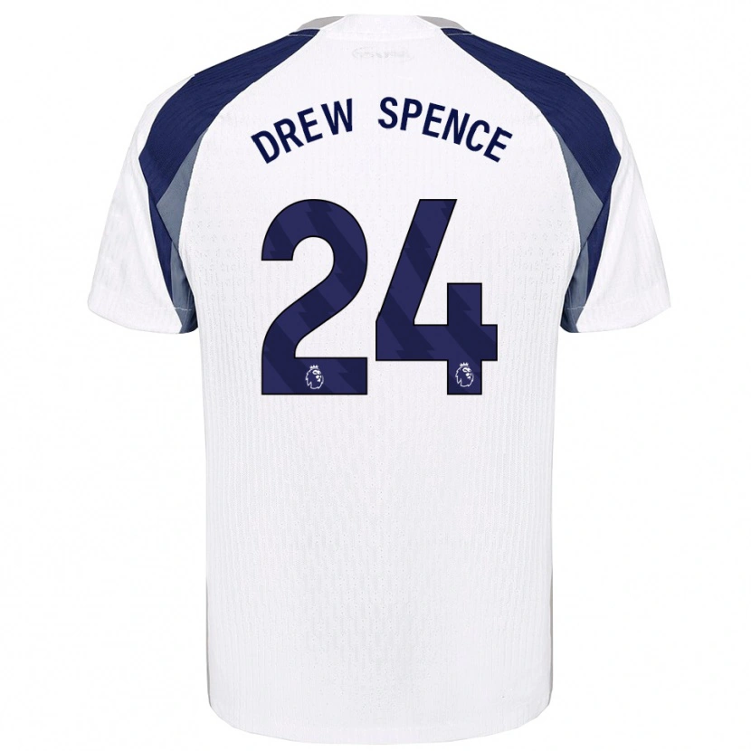 Danxen Herren Drew Spence #24 Weiß Marineblau Heimtrikot Trikot 2025/26 T-Shirt