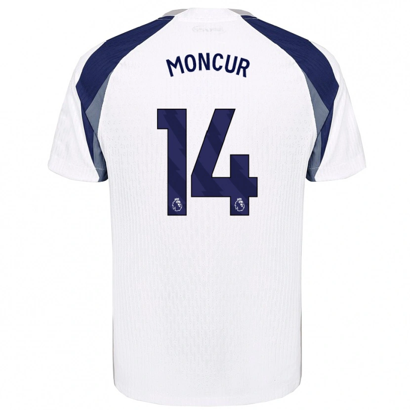 Danxen Herren Ronny Moncur #14 Weiß Marineblau Heimtrikot Trikot 2025/26 T-Shirt