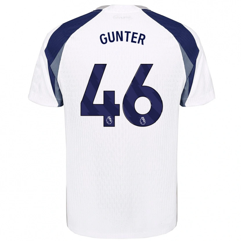 Danxen Herren Luca Gunter #46 Weiß Marineblau Heimtrikot Trikot 2025/26 T-Shirt