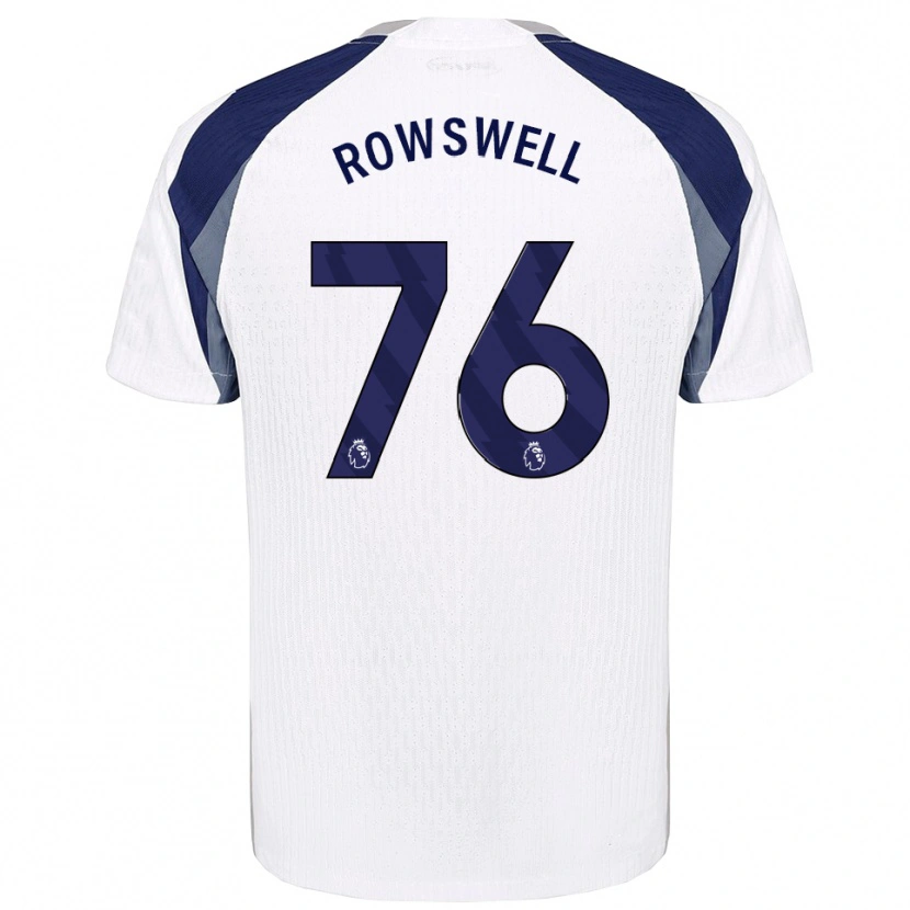Danxen Herren James Rowswell #76 Weiß Marineblau Heimtrikot Trikot 2025/26 T-Shirt
