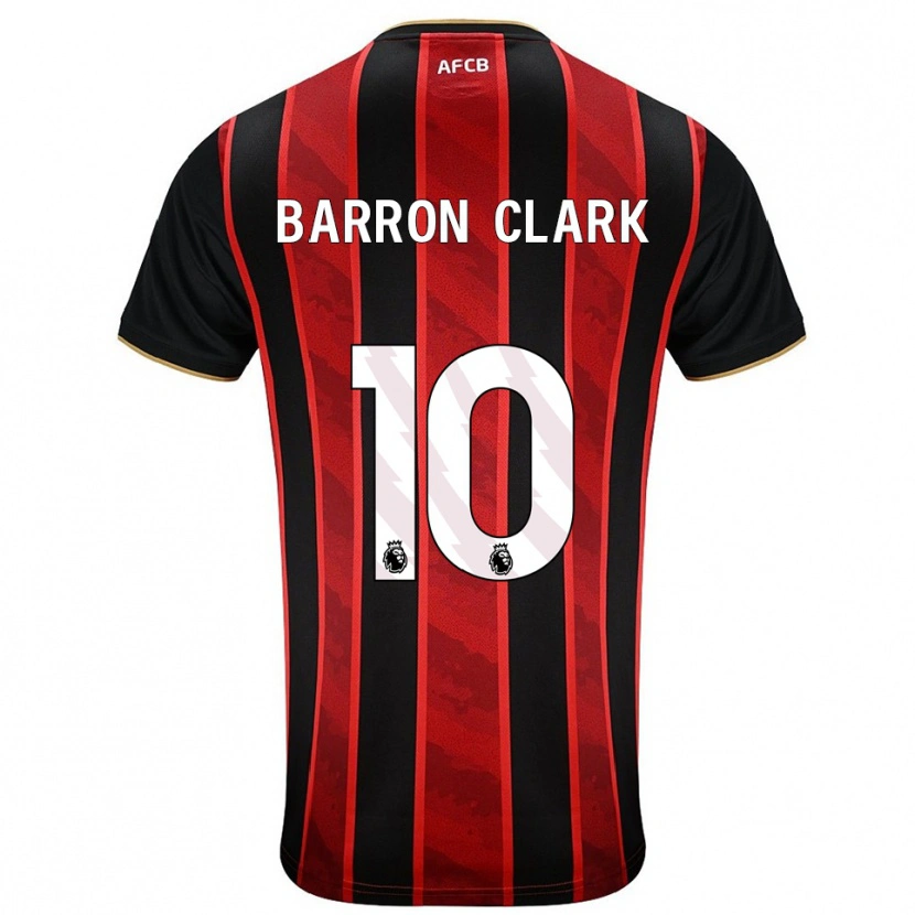 Danxen Herren Molly Barron-Clark #10 Rot Schwarz Heimtrikot Trikot 2025/26 T-Shirt