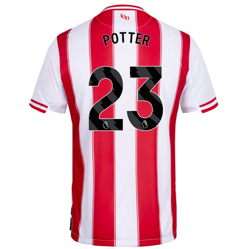 Danxen Herren Lucy Potter #23 Rot Weiß Heimtrikot Trikot 2025/26 T-Shirt
