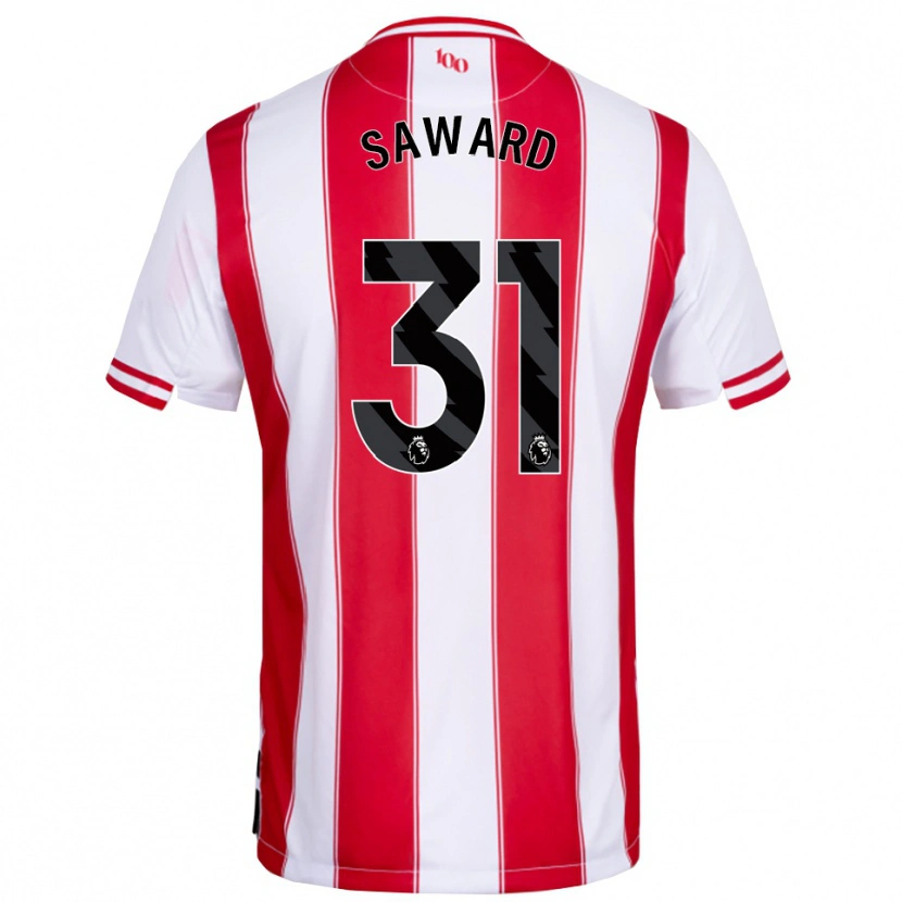 Danxen Herren Sammie Saward #31 Rot Weiß Heimtrikot Trikot 2025/26 T-Shirt