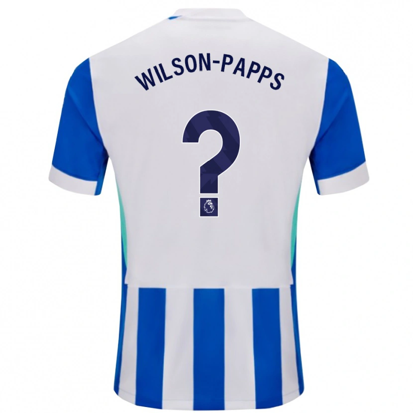 Danxen Herren Charlie Wilson-Papps #0 Blau Weiß Heimtrikot Trikot 2025/26 T-Shirt