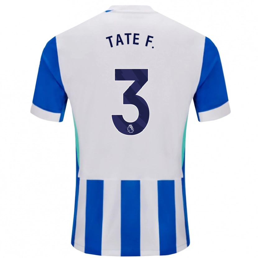 Danxen Herren Tate Ferdinand #3 Blau Weiß Heimtrikot Trikot 2025/26 T-Shirt