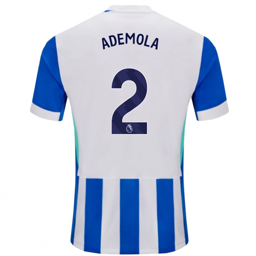 Danxen Herren Sebastian Ademola #2 Blau Weiß Heimtrikot Trikot 2025/26 T-Shirt