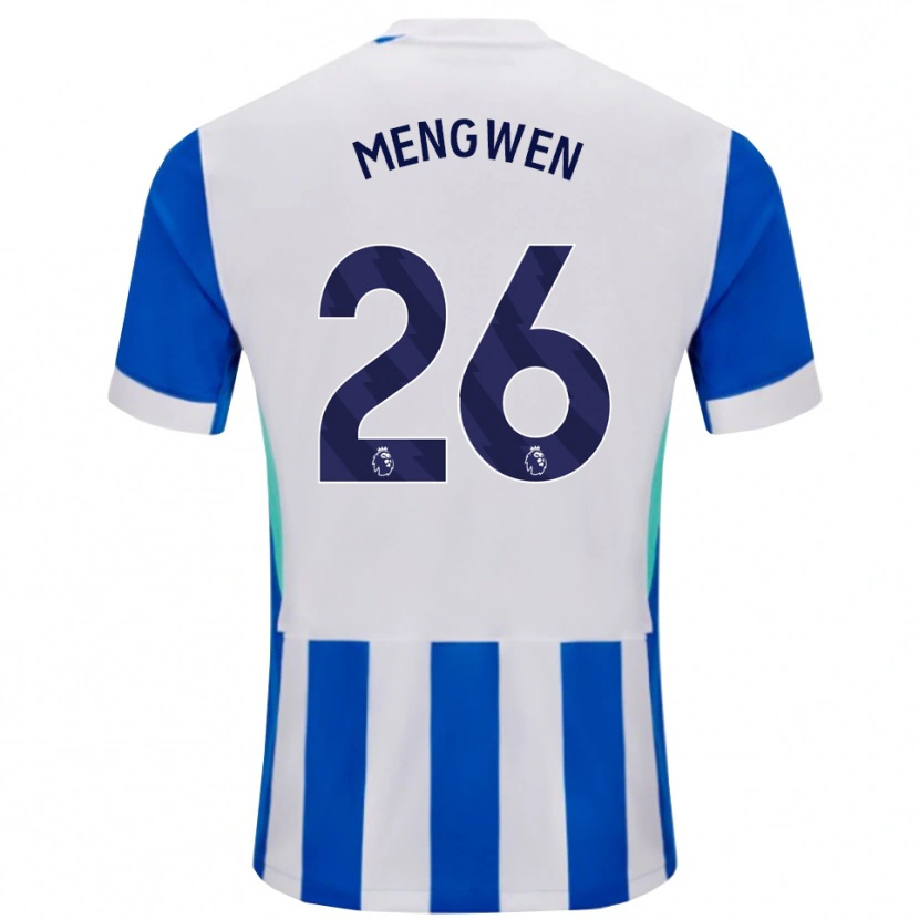 Danxen Herren Li Mengwen #26 Blau Weiß Heimtrikot Trikot 2025/26 T-Shirt