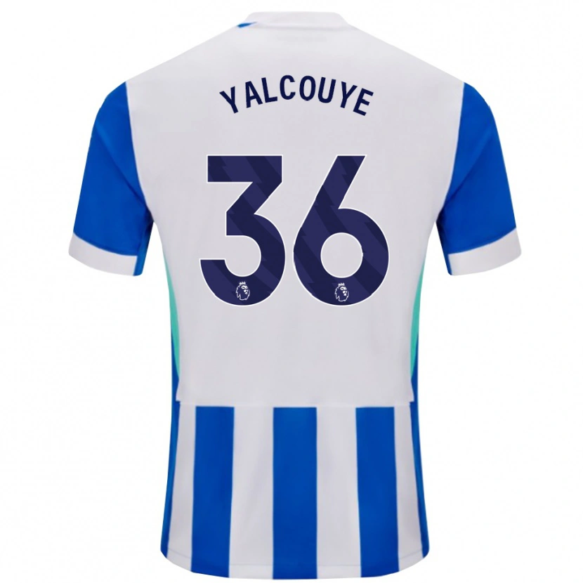 Danxen Herren Malick Yalcouyé #36 Blau Weiß Heimtrikot Trikot 2025/26 T-Shirt