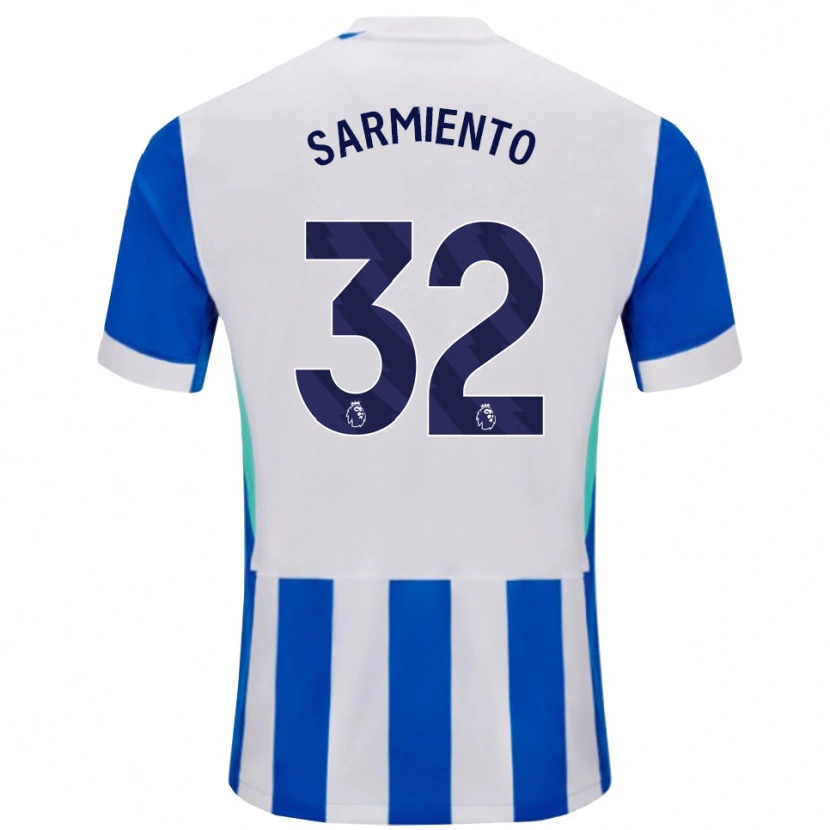 Danxen Herren Jeremy Sarmiento #32 Blau Weiß Heimtrikot Trikot 2025/26 T-Shirt