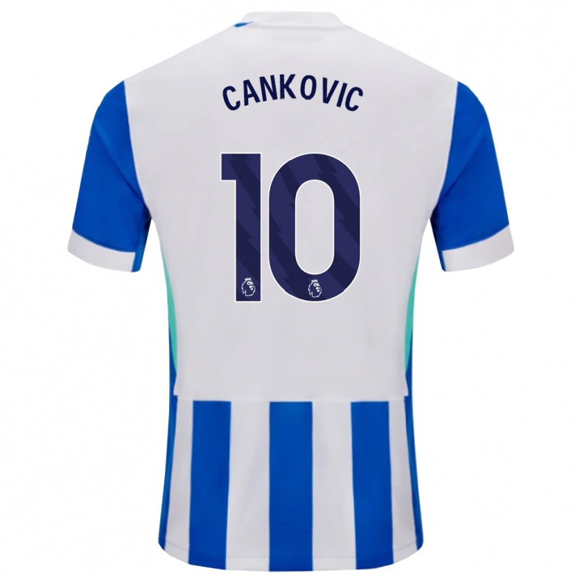Danxen Herren Jelena Čanković #10 Blau Weiß Heimtrikot Trikot 2025/26 T-Shirt