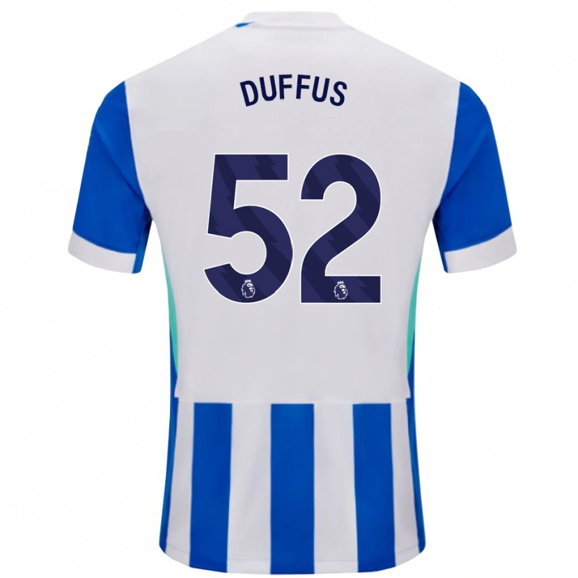 Danxen Herren Joshua Duffus #52 Blau Weiß Heimtrikot Trikot 2025/26 T-Shirt