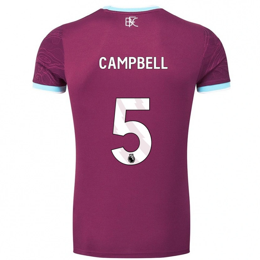 Danxen Herren Murray Campbell #5 Burgunderrot Himmelblau Heimtrikot Trikot 2025/26 T-Shirt