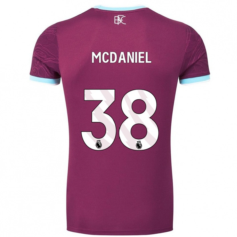 Danxen Herren Louise Mcdaniel #38 Burgunderrot Himmelblau Heimtrikot Trikot 2025/26 T-Shirt