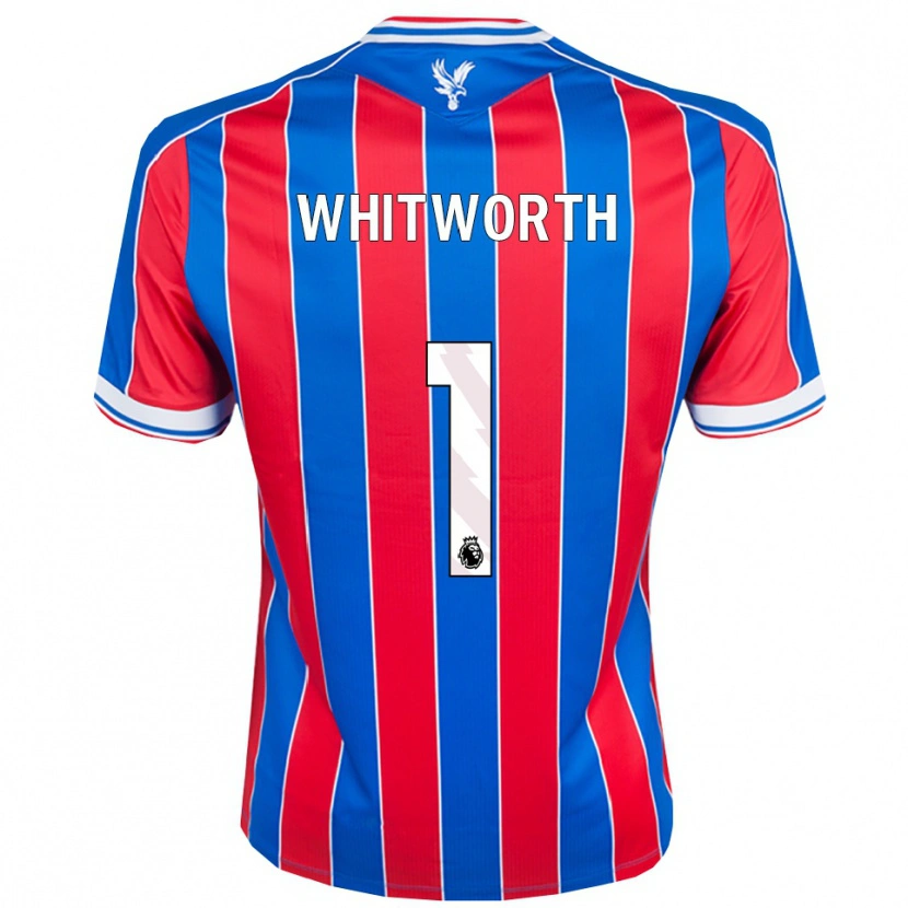 Danxen Herren Harry Whitworth #1 Blau Rot Weiß Heimtrikot Trikot 2025/26 T-Shirt